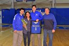 MBBall Senior Day  Men's Basketball Senior Day. - Photo By: KEITH NORDSTROM : Wheaton, basketball, Senior Day